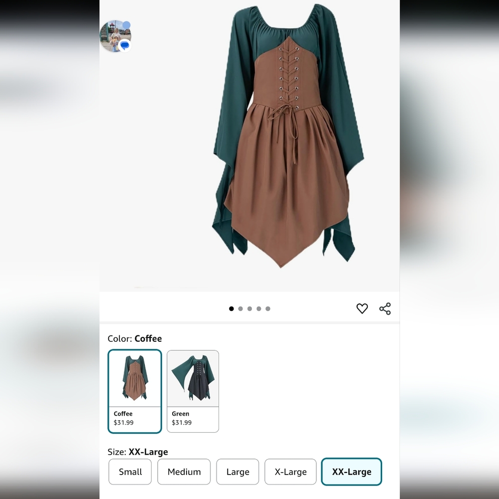 Pirate Fairy Renaissance Costume